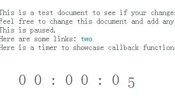 jQuery 自动切换文字内容 可以用于时间计时