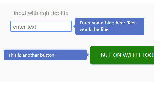 tooltips 指定位置，支持按钮，文字，表单