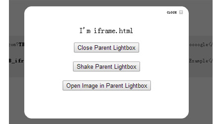 LightBox 支持iframe ajax